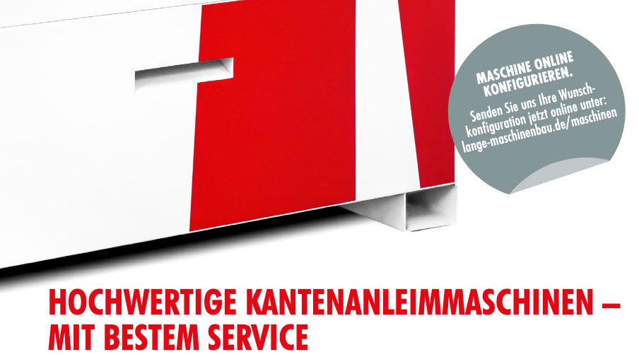 Lange Kantenanleimmaschine